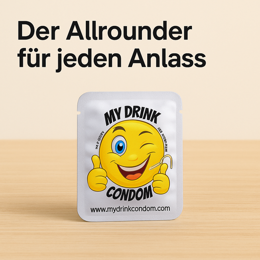 Single drinking condom - your personal drink bodyguard